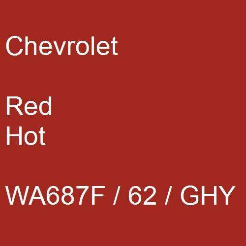 Chevrolet, Red Hot, WA687F / 62 / GHY.